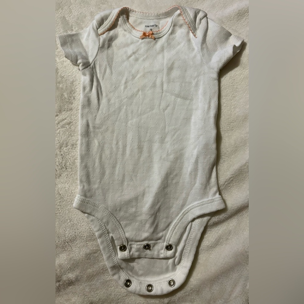 Pink and Leopard Print Baby Onesies 3m - Picture 4 of 5